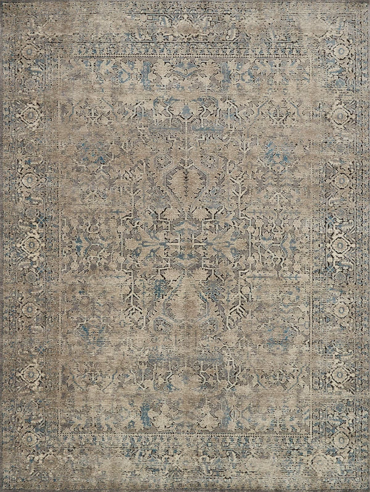 Loloi Millennium MV-01 Alfombra Area 6'-7" x 9'-2" Grey/Stone MILLMV-01GYSN6792