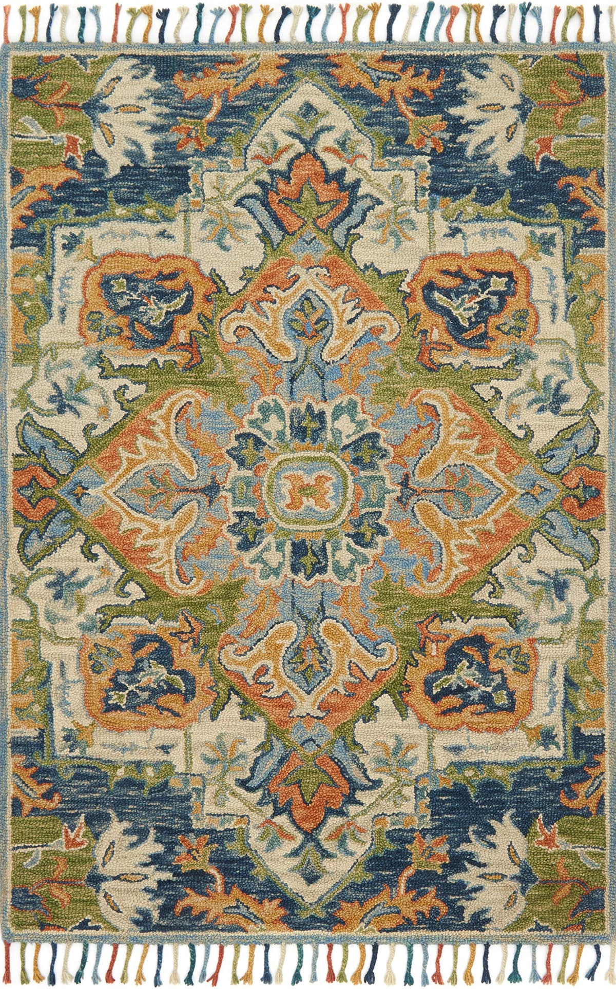 Loloi Zharah Blue/Multi 7'-9" x 9'-9" Area Rug ZHARZR-11BBML7999