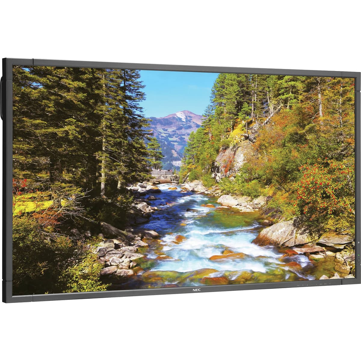 NEC E705 Monitor LED 70" para señalización y salas, con múltiples entradas y ranura OPS